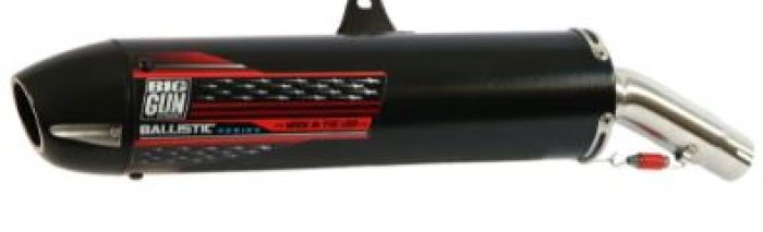 BIG GUN Exhaust Ballistic Series Honda Slip-On - Part Number 08-0142