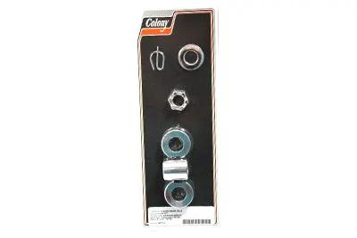 Colony Chrome Rear Axle Spacer Kit for Harley Davidson FXST (1987-1996) by Colony