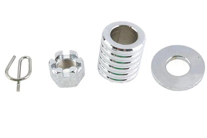 Colony Rear Axle Spacer Kit Chrome for Harley Davidson FXD (1991-1999) by Colony