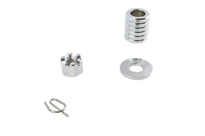 Colony Rear Axle Spacer Kit Chrome for Harley Davidson FXD (1991-1999) by Colony
