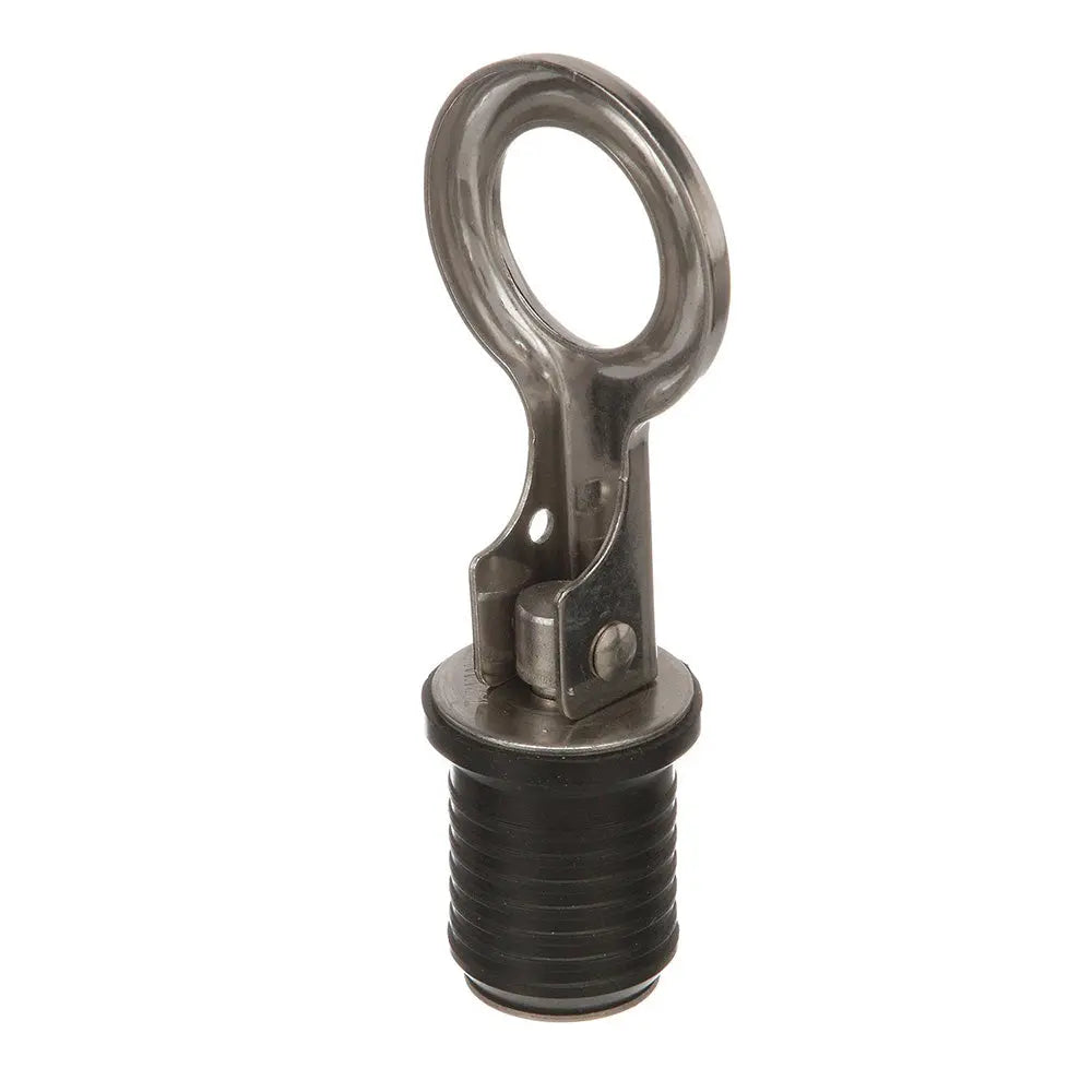 Attwood Marine Snap-Handle Stainless Steel Drain Plug - 1 Inch Diameter