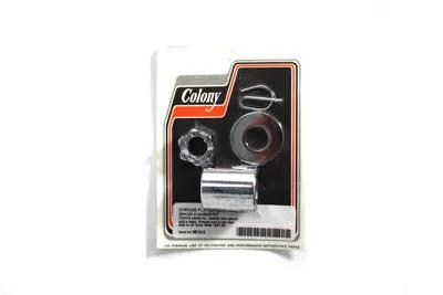 Colony Chrome Rear Axle Spacer Kit for Harley Davidson FXD (1991-1999) by Colony