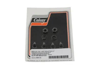Colony Beehive Tail Lamp Mounting Kit with Parkerized Finish for Harley Davidson Models by Colony