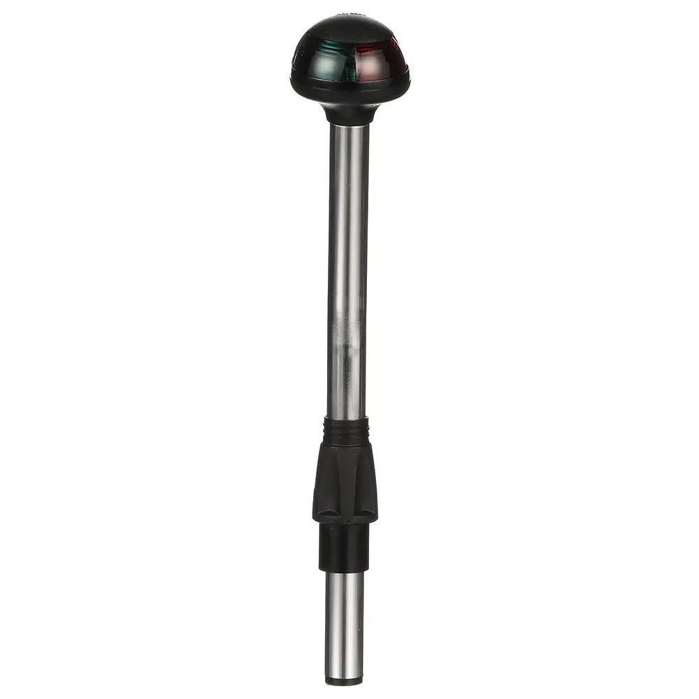 Attwood Pulsar Bi-Color 2-Pin Stowaway Navigation Light - 10-Inch Angled Pole