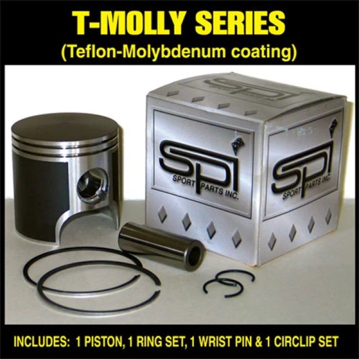SPI OEM Style Piston Kit with Rings - Teflon Coated, .040 Inch