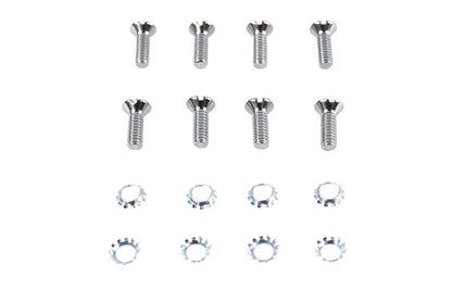 Colony Tappet Block Screw Kit Chrome with 1/2-20 Slotted Thread by Colony