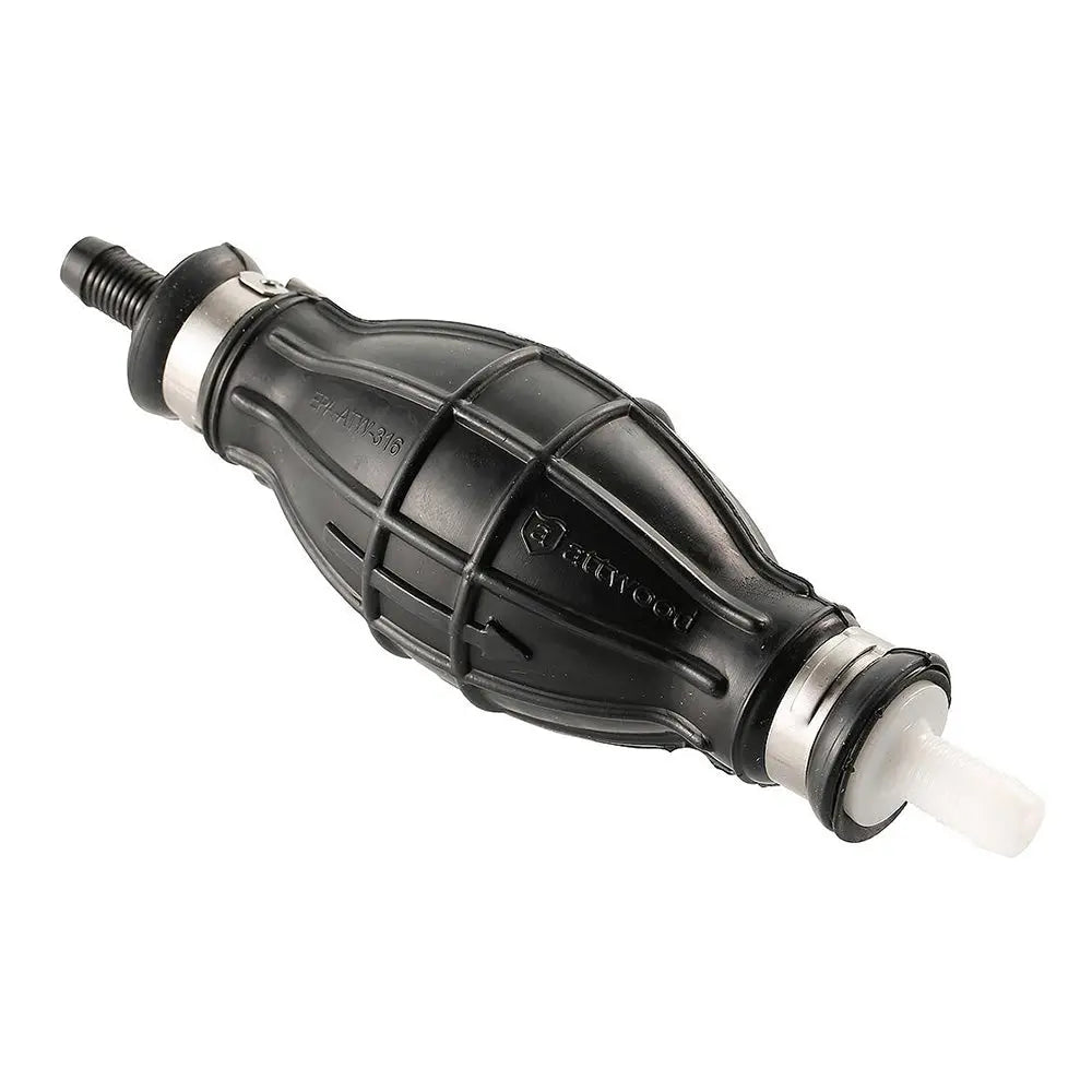 Attwood Marine Primer Bulb with 3/8-inch Inner Diameter Hose - Reliable Fuel Priming Solution