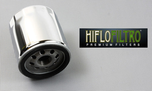 HI-FLO Oil Filter HF174C Chrome for Automotive Engines