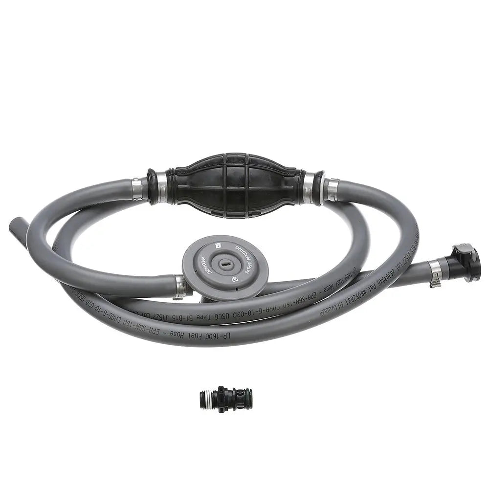 Attwood Marine Universal Fuel Line Kit - 3/8 Inch Diameter x 6 Feet with Sprayless Connectors and Fuel Demand Valve