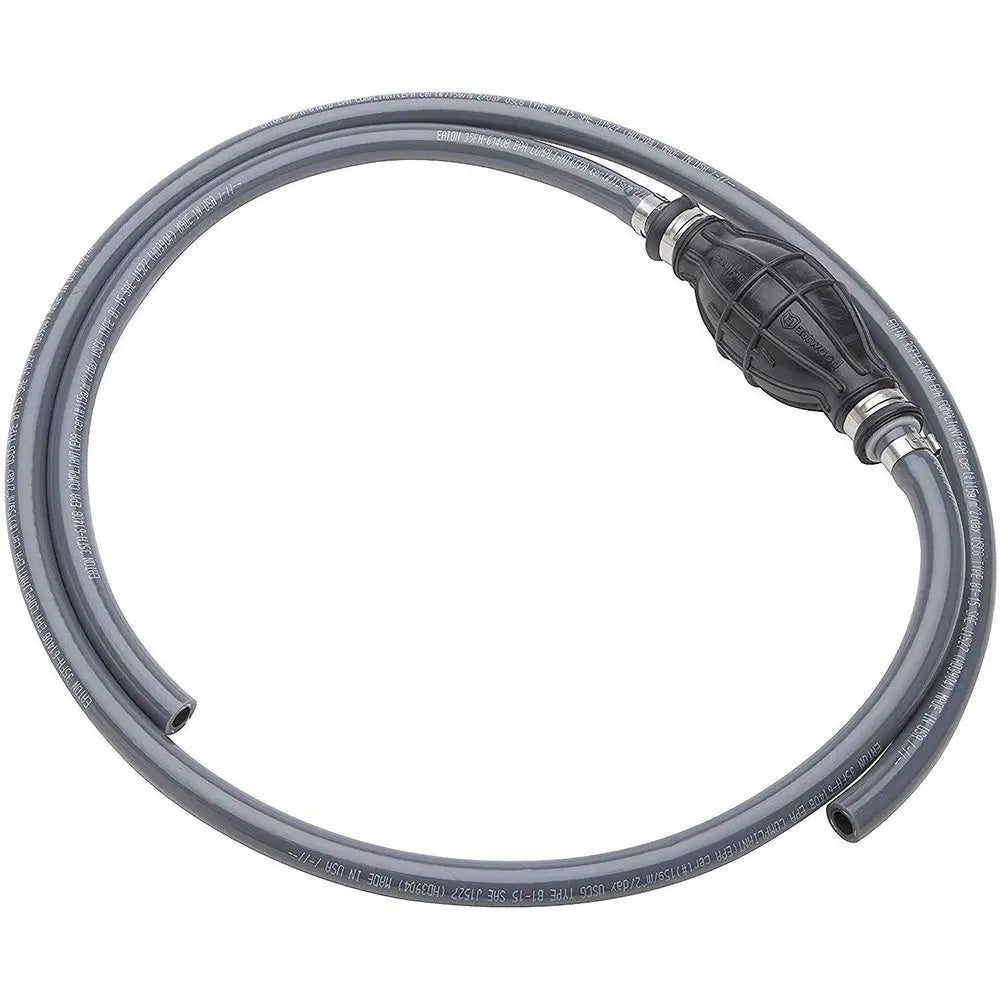 Attwood Marine Universal Fuel Line Kit - 3/8 inch Diameter, 6 Feet Long with Primer Bulb