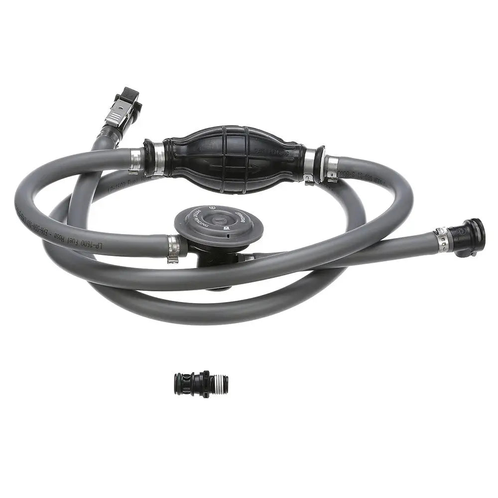 Attwood Marine Johnson/Evinrude Fuel Line Kit - 3/8 Inch Diameter, 6 Feet Length with Fuel Demand Valve