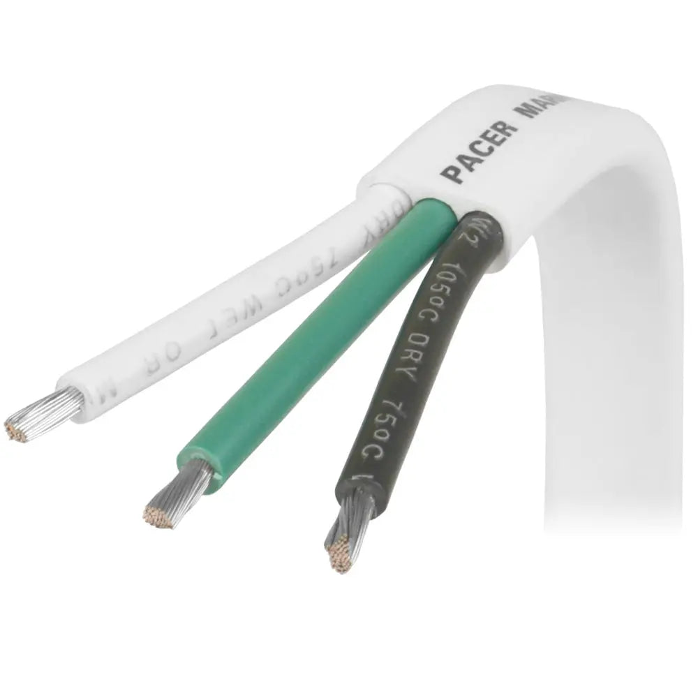 Pacer 16/3 AWG Triplex Boat Cable - Black, Green, White - Sold by the Foot