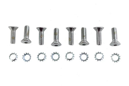 Colony Tappet Block Screw Kit Chrome with 1/4-20 Thread - USA Made by Colony