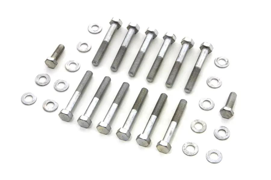 Colony Rocker Box Screw Kit with Cadmium Finish for Harley Davidson XL (1957-1966) by Colony