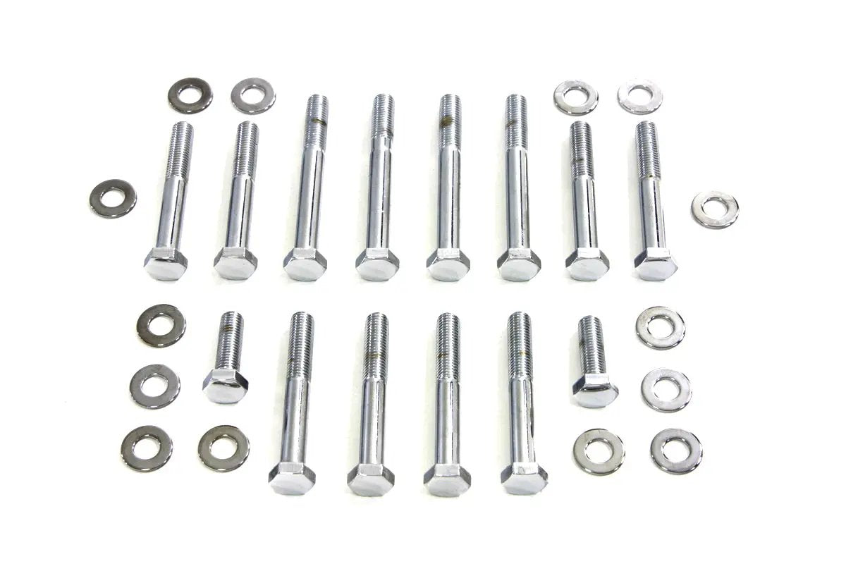 Colony Chrome Rocker Box Screw Kit for Harley Davidson XL (1977-1985) by Colony