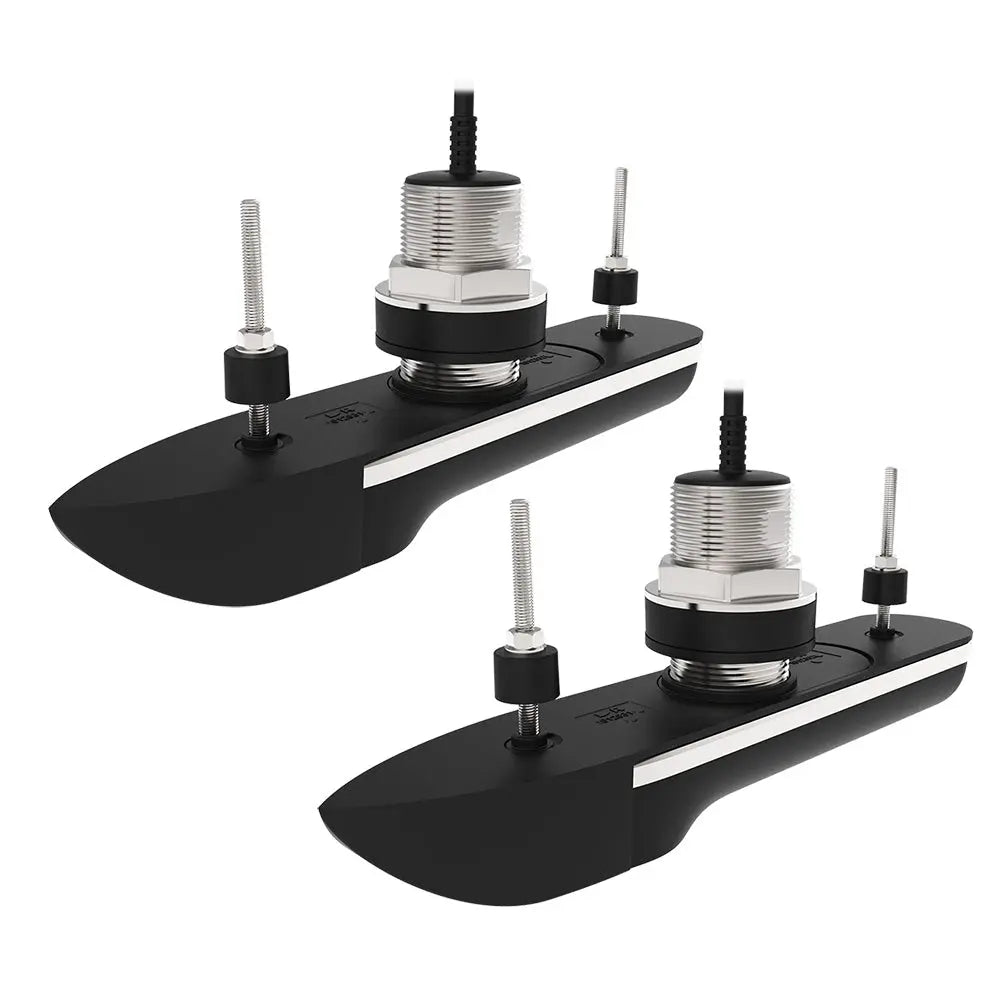 Raymarine RVM-420 Stainless Steel Thru-Hull Transducer Pair with 20 Degree Deadrise and 10M Cable