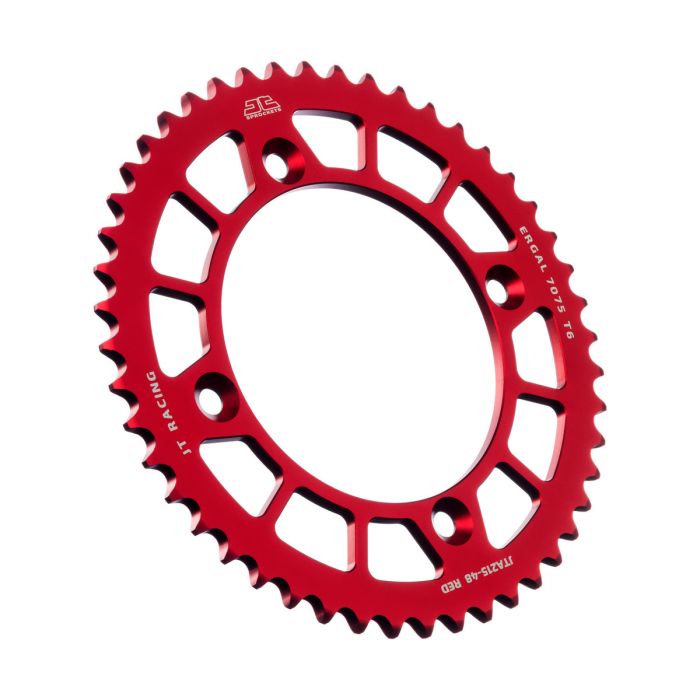 JT Sprocket JTA215.48RED Alloy Rear Sprocket with 48 Teeth for Heavy-Duty Applications