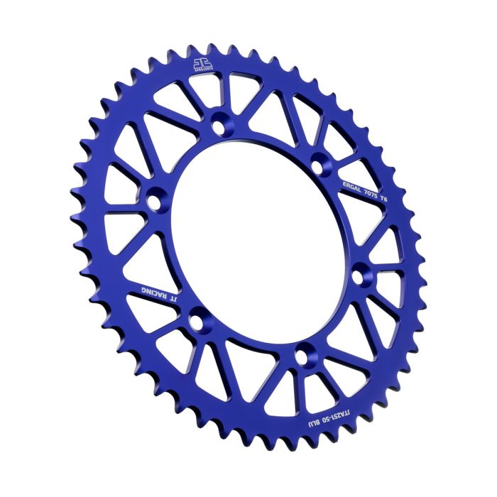 JT Sprocket JTA251.50BLU 50-Tooth Alloy Rear Sprocket for Motorcycles