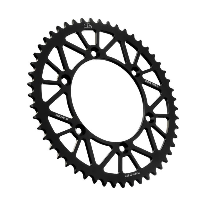 JT Sprocket JTA251.51BLK Alloy Rear Sprocket with 51 Teeth