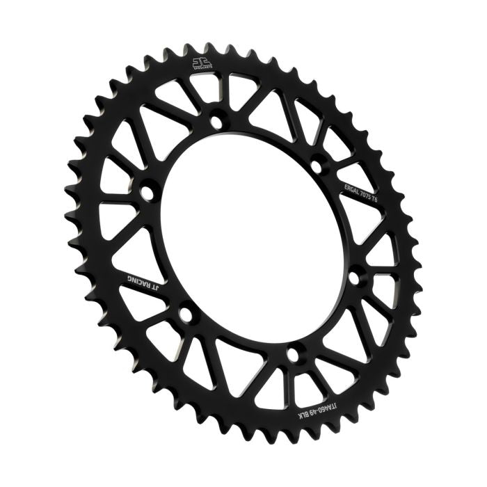 JT Sprocket JTA460.49BLK Rear Alloy Sprocket - 49 Tooth for Heavy Machinery