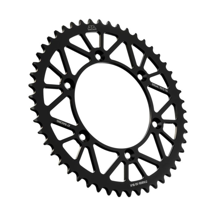 JT Sprocket JTA808.50BLK Alloy Rear Sprocket with 50 Teeth for Heavy Equipment