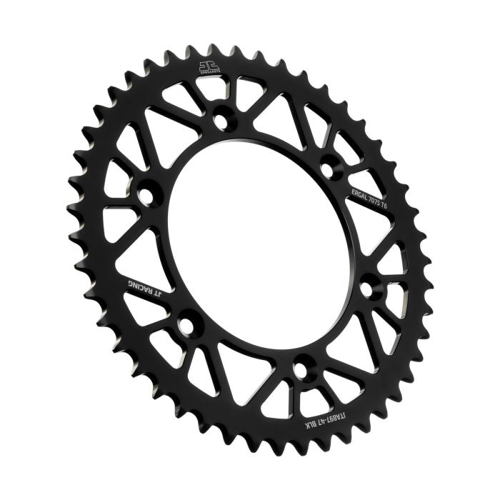 JT Sprocket JTA897.47BLK Alloy Rear Sprocket - 47 Tooth for Heavy-Duty Applications
