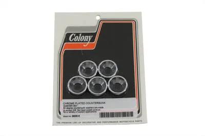 Colony Chrome Countersunk Washer Set 3/8 inch - Durable USA-Made Fastening Solution by Colony