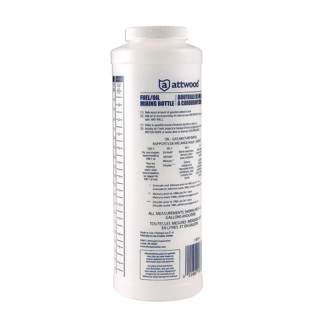 Attwood Marine Fuel and Oil Mixing Bottle - Part 11873-1