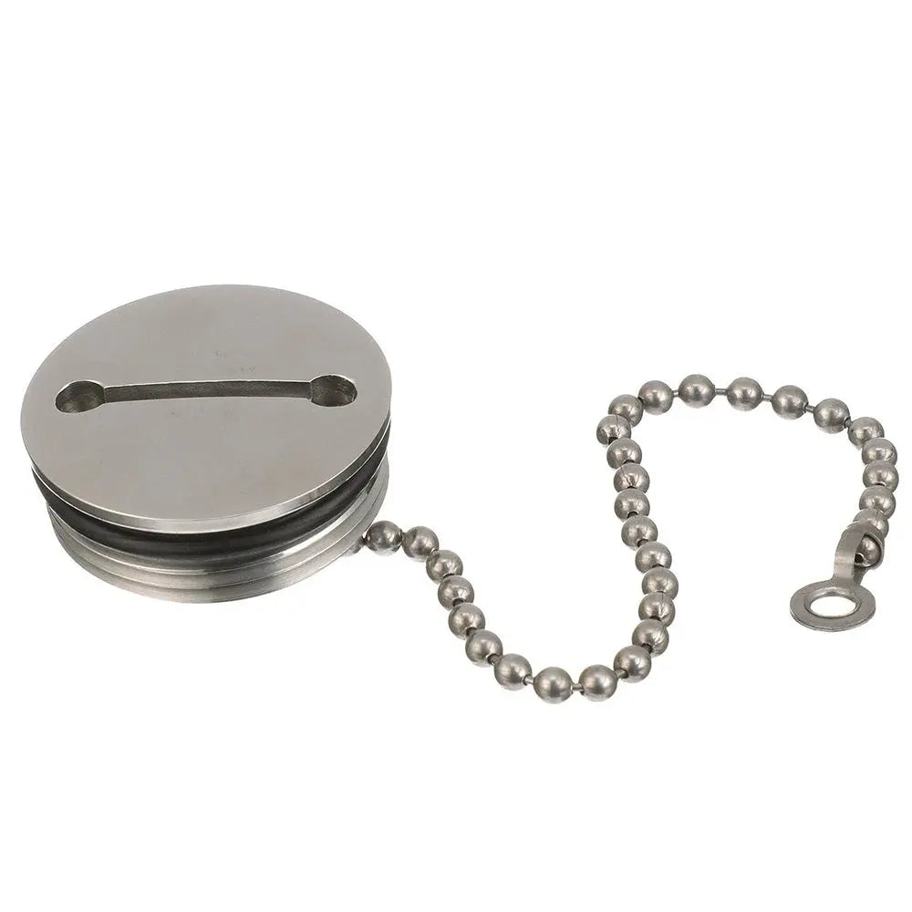 Attwood Marine Deck Fill Replacement Cap & Chain - Part 66074-3