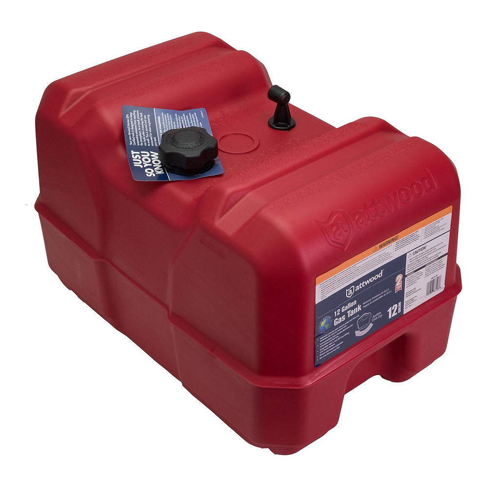 Attwood Marine 12-Gallon Portable Fuel Tank Without Gauge