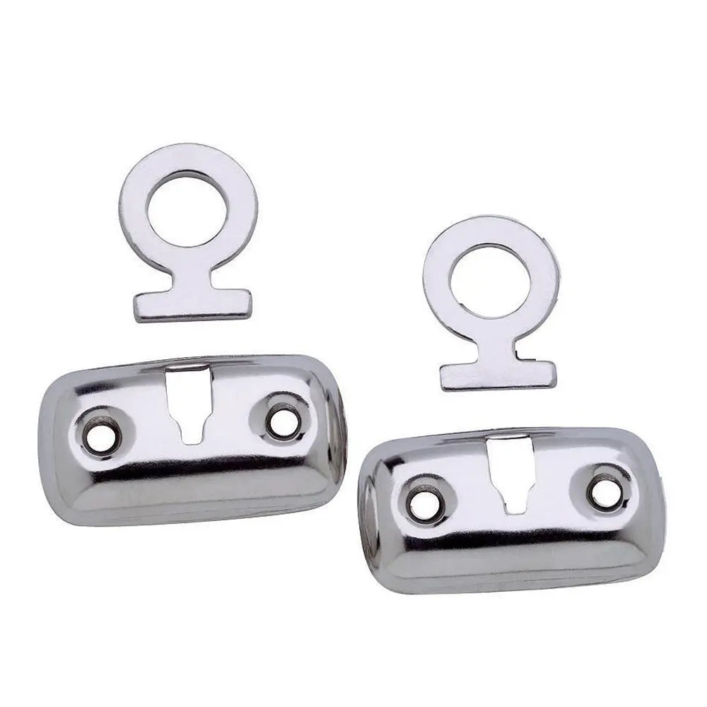 Attwood Marine Mooring Fender Lock Kit Stainless Steel Pair - Easy Fender Securing System