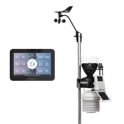Davis Instruments Vantage Pro2 Wireless Weather Station with WeatherLink Console, 24-Hour Fan Aspirated Radiation Shield, UV & Solar Sensors