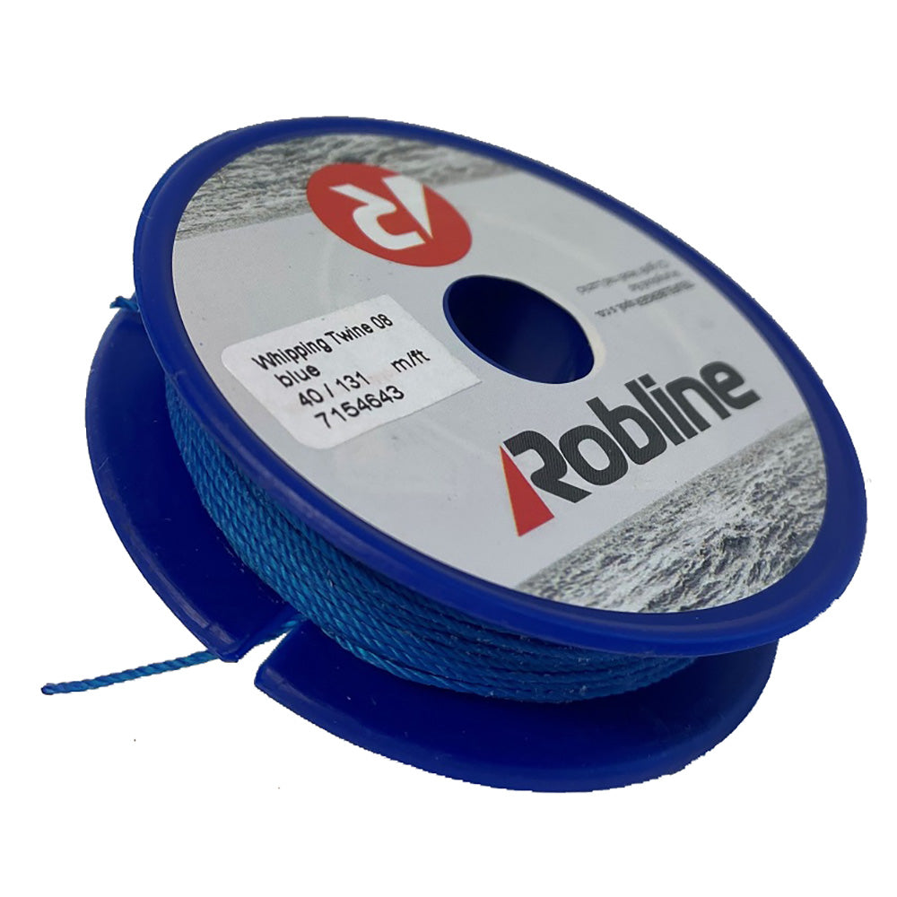 Robline Waxed Whipping Twine - 0.8mm x 40 M - Blue