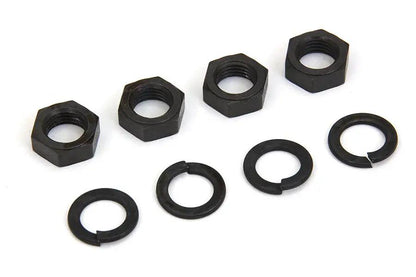 Colony Knucklehead Rocker Arm Shaft Parkerized End Nut Kit for Harley Davidson EL and FL Models by Colony
