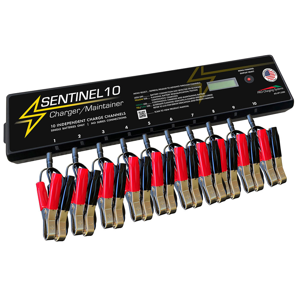 Dual Pro Sentinel 10 Charger and Maintainer for 12V Lead Acid Batteries