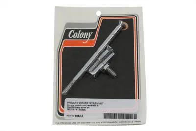 Colony Primary Cover Screw Kit Chrome for Harley Davidson K Models by Colony