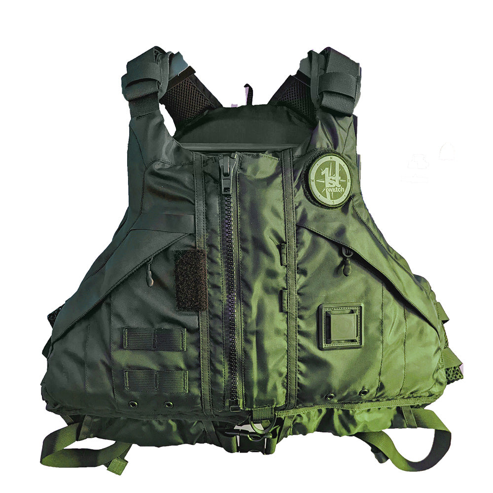 First Watch AV-1000 Kayak Style Duty PFD - Green, XL/XXL