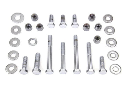 Colony Chrome Engine Mount Bolts Kit for Harley Davidson FXST (1984-1993) by Colony