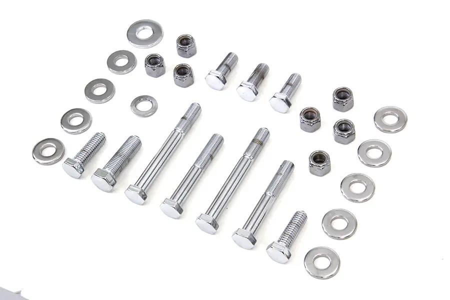 Colony Chrome Engine Mount Bolts Kit for Harley Davidson FXST (1984-1993) by Colony