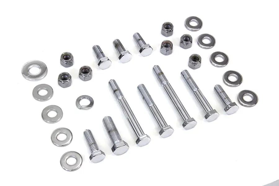 Colony Chrome Engine Mount Bolts Kit for Harley Davidson FXST (1984-1993) by Colony