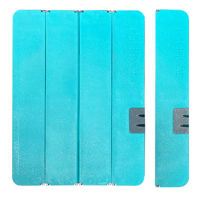Toadfish XL Stowaway Folding Cutting Board with Built-In Knife Sharpener - Teal