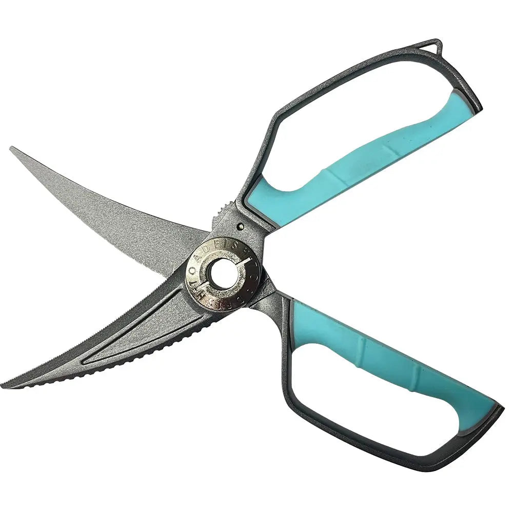 Toadfish Ultimate Shears with Sheath - Versatile Marine and Kitchen Utility Scissors