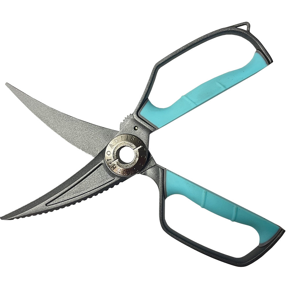 Toadfish Ultimate Shears with Sheath - Versatile Marine and Kitchen Utility Scissors