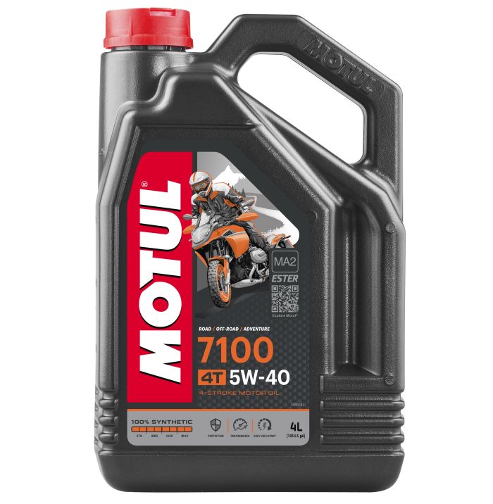 MOTUL 7100 5W40 Motorcycle Oil - 4 Liter Bottle