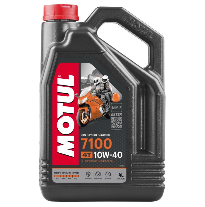MOTUL 7100 10W40 4T Motor Oil - 4 Liter Container