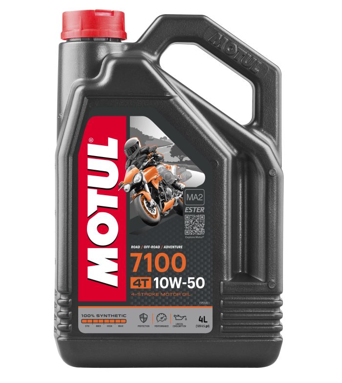 MOTUL 7100 10W50 4T Motor Oil - 4 Liter Container