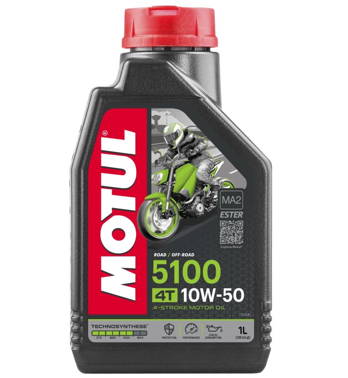 MOTUL 5100 10W50 4T Motor Oil - 1 Liter