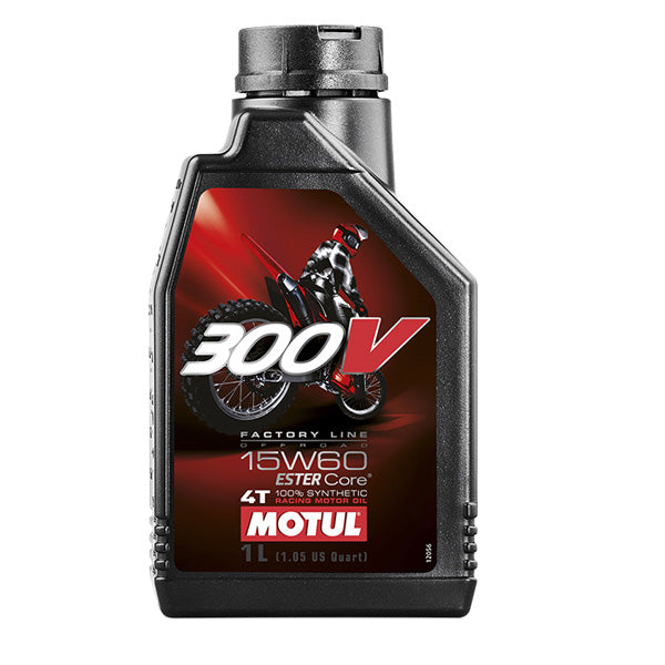 MOTUL 300V FL Off Road 15W60 Synthetic Motor Oil - 1 Liter
