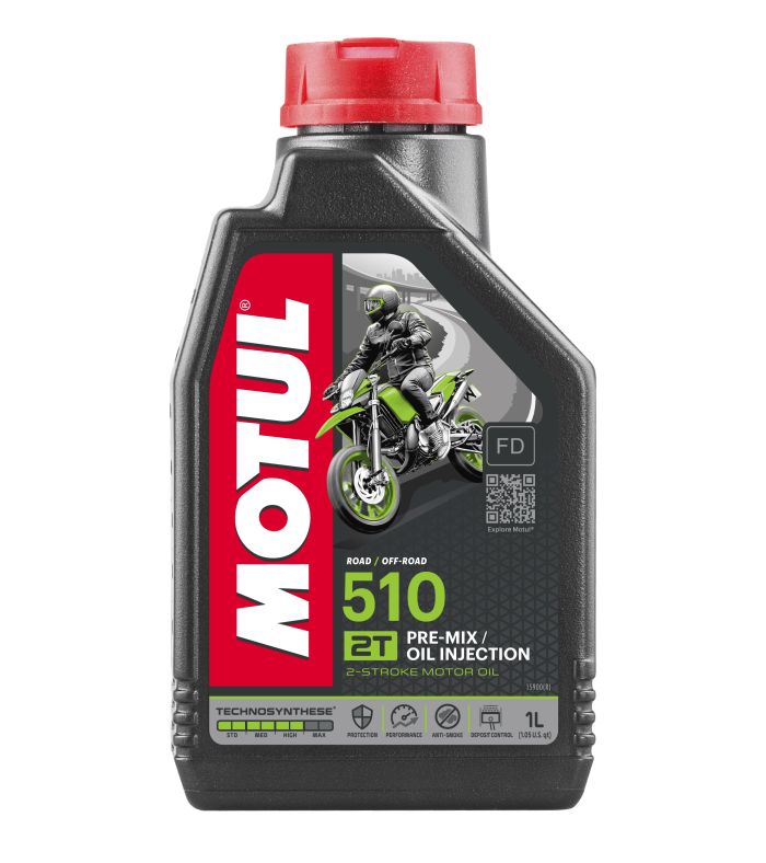MOTUL 510 2T 1 Liter - High-Performance Two-Stroke Engine Oil