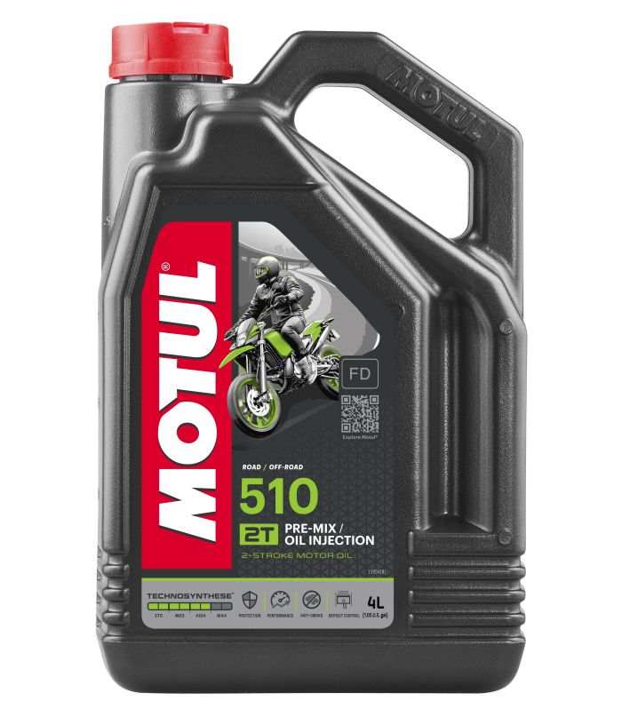 MOTUL 510 2T 4-Liter Engine Oil - High-Performance Two-Stroke Lubricant